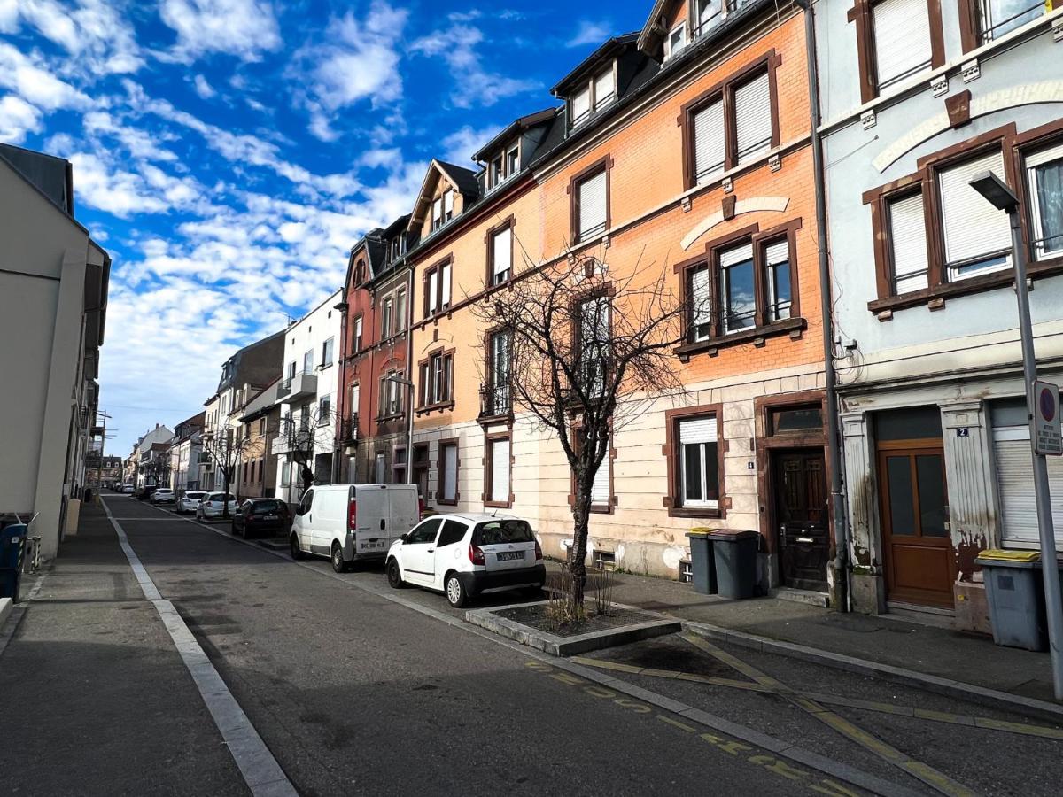 # Le 4 # Tres Beau Appartement T3 Neuf, Tout Confort, Mulhouse Centre Ville Exterior foto