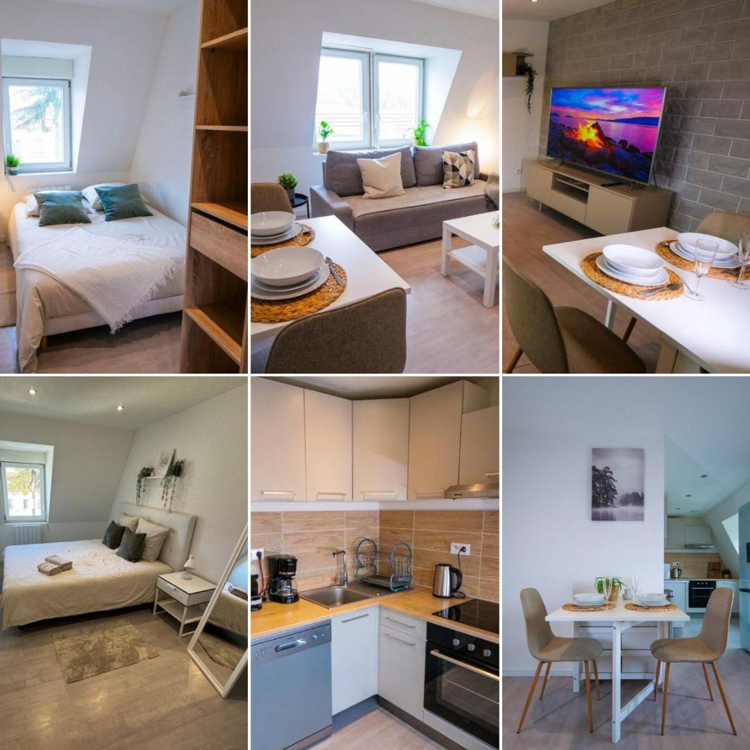 # Le 4 # Tres Beau Appartement T3 Neuf, Tout Confort, Mulhouse Centre Ville Exterior foto
